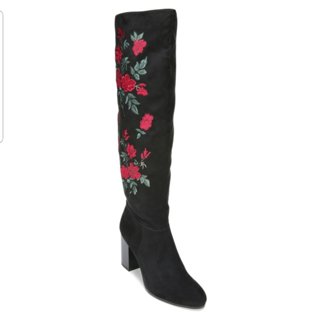 Womens embroidered boots